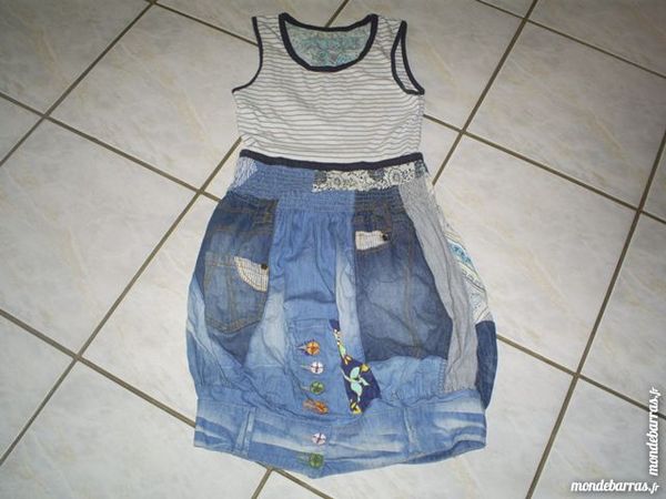 Robe bi-mati�re DESIGUAL  Taille 36 40 Geneuille (25)