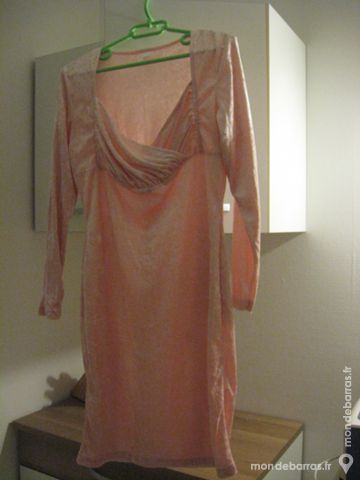 Robe velours rose 15 Rambouillet (78)