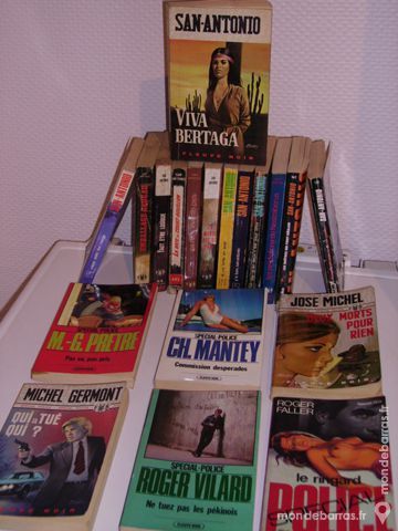LOT DE 50 ROMANS  POLICIER, ESPIONNAGE, AMOUR 20 Dammarie-les-Lys (77)