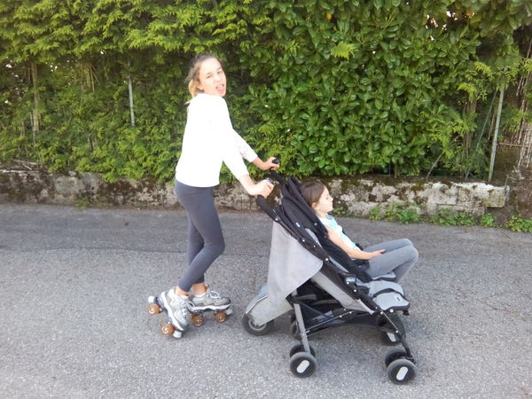 Roue nomade additionnelle motoris�e pour poussette 20 N�ves-Parmelan (74)