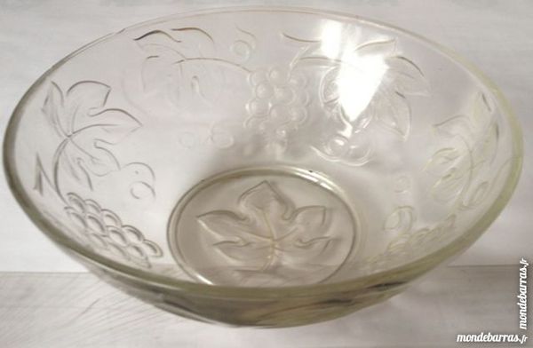 saladier verre d�cor vigne 2 Illkirch-Graffenstaden (67)