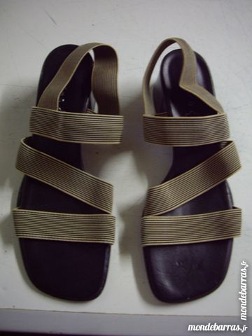 Sandales � talons Brun Ray� pointure 37 4 Bouxwiller (67)