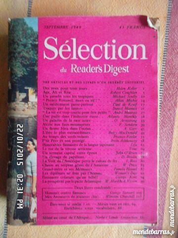 SELECTION DU READER'S DIGEST*5E*KIKI60230 5 Chambly (60)
