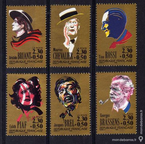 S�rie C�l�brit�s N� 2649 � 2654 Ann�e 1990 NEUFS** 3 La Seyne-sur-Mer (83)