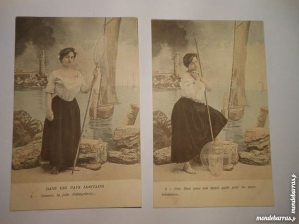 CPA serie de 6 Dans les pays lointains   19G2 6 Gr�zieu-la-Varenne (69)