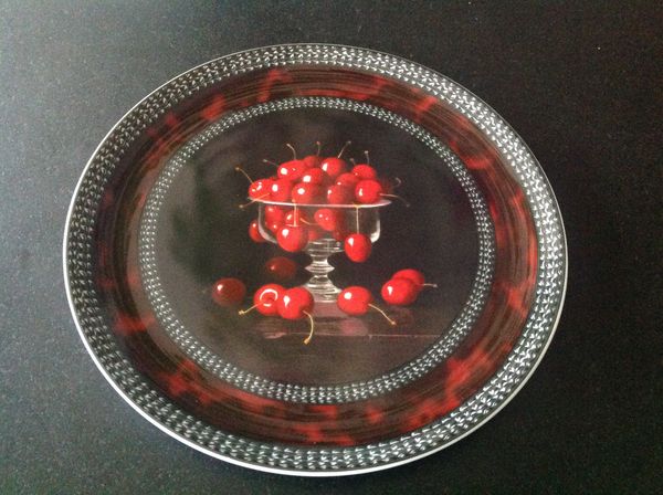 Service � fruits cerises porcelaine Bernardaud 1000 Fontvieille (13)