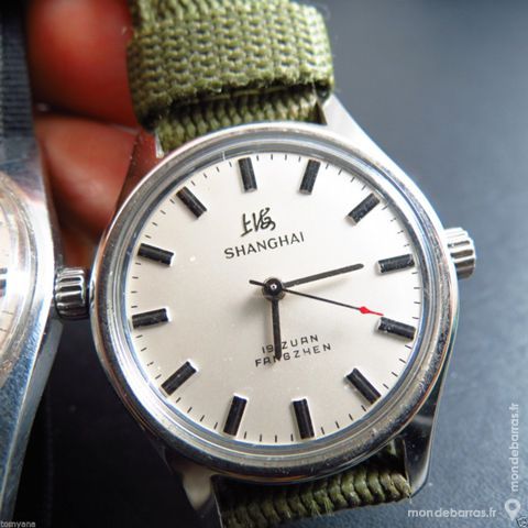 SHANGHAI montre m�canique Chinoise 19 rubis CHI000 65 Metz (57)