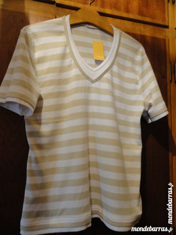 T-shirt beige et blanc ray� XL 9 Strasbourg (67)