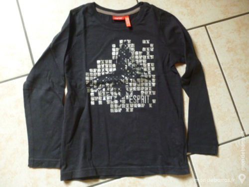 Tee-shirt Fille Manches longues Noir  Taille 8 ans 4 Argenton-sur-Creuse (36)