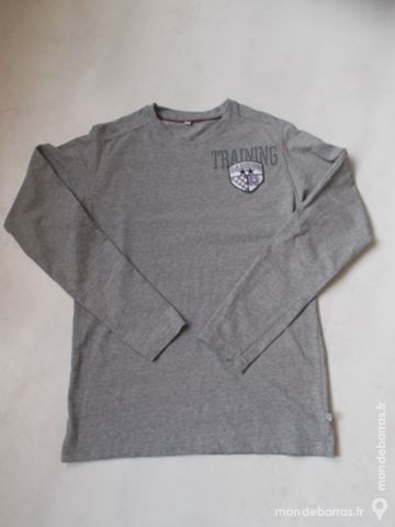 TEE SHIRT GRIS �CAMPUS�  MANCHES LONGUES NEUF 4 Sarreguemines (57)