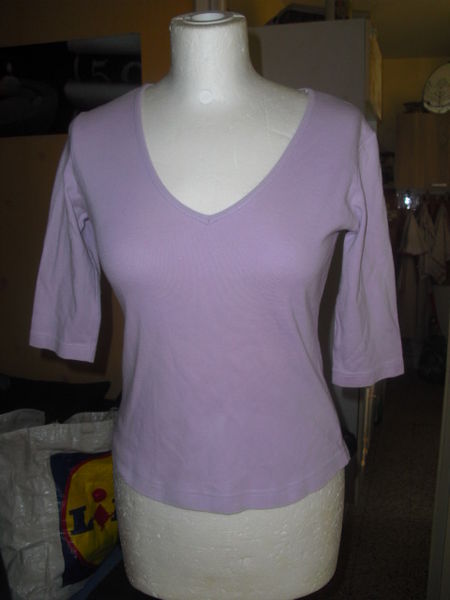 tee shirt manches trois quart violet pale taille 36 3 Lyon 5 (69)