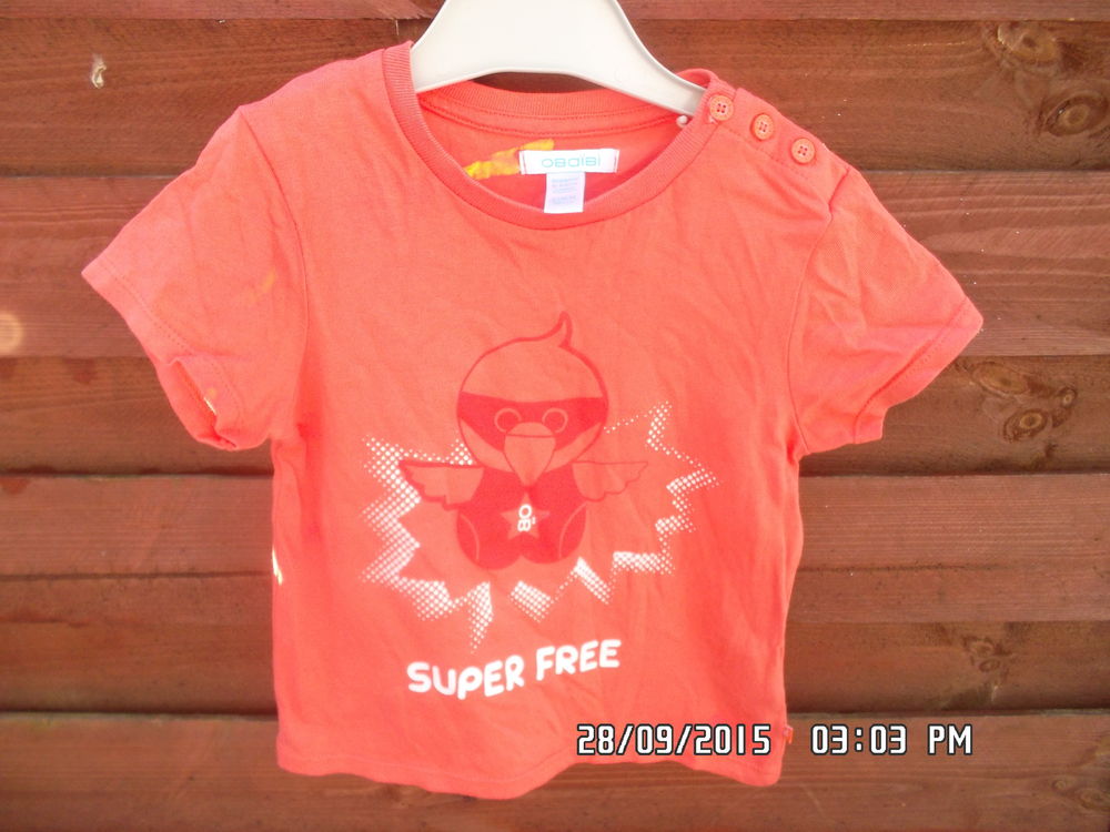 TEE SHIRT ORANGE T.23 M*JUSTE 0.50 CTS*KIKI60230 1 Chambly (60)