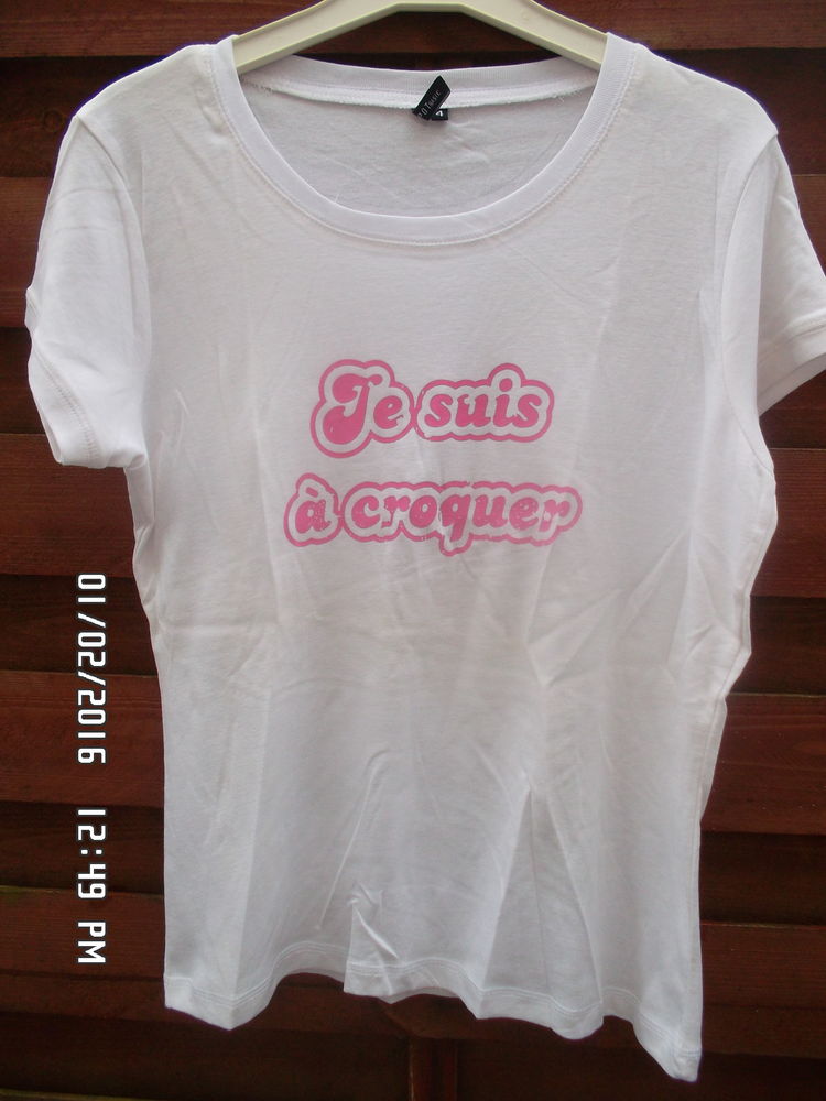 TEE SHIRT  JE SUIS A CROQUER *JUSTE 2E*KIKI60230 2 Chambly (60)