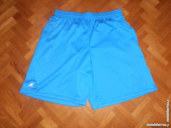 Short football adulte bleu et blanc 5 Tours (37)
