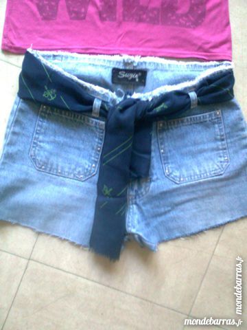 short en jean et tee-shirt - 36 - zoe 4 Martigues (13)
