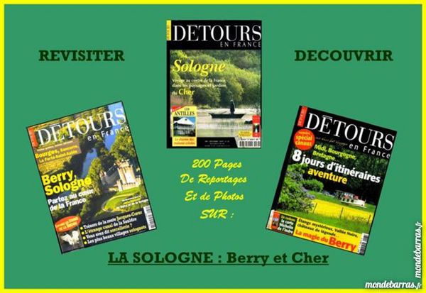 LA SOLOGNE : Berry et Cher / prixportcompris 14 Laon (02)