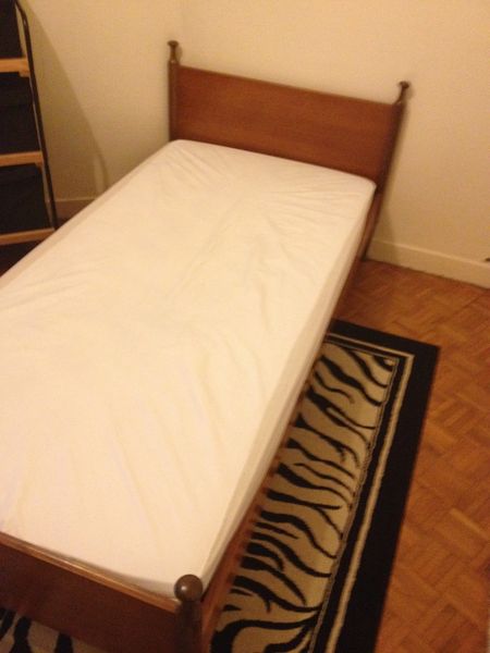 Lit Sommier Matelas et house tapis URGENT 70 Nantes (44)