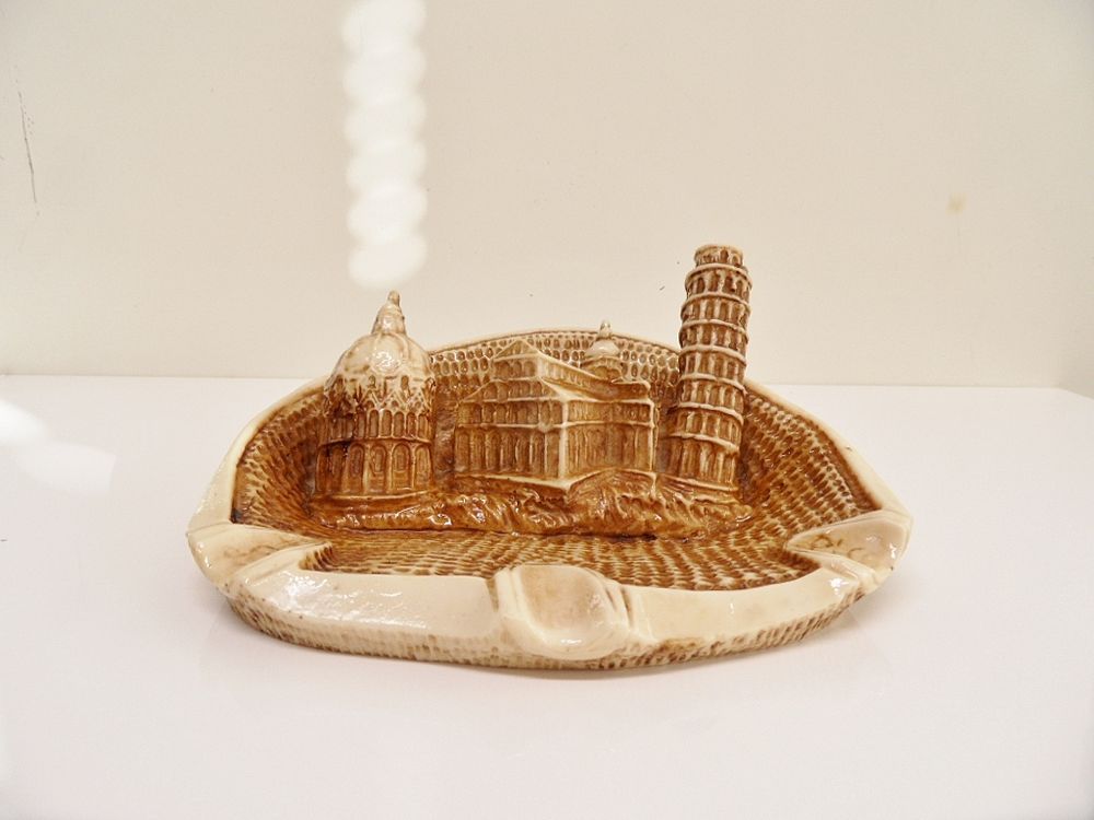 SOUVENIR CENDRIER VIDE POCHE ITALIE PISE VINTAGE RETRO tbe 29 Marseille 11 (13)