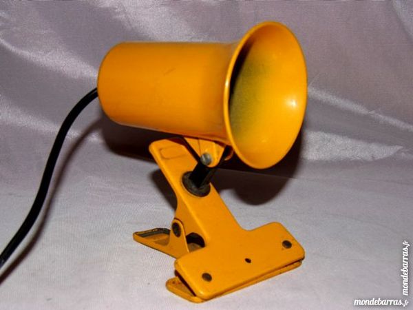 SPOT JAUNE APPLIQUE LUMINAIRE VINTAGE 70 80 10 Dunkerque (59)