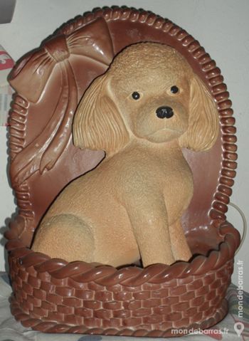 Superbe Lampe caniche dans son panier 30 Montreuil (93)
