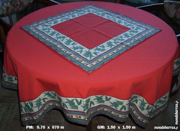 Superbe Nappe de table artisanale 50 Antibes (06)