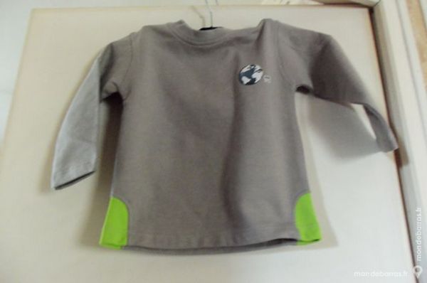 Sweat enfant gris et vert �Kids Graffiti� 10 Goussainville (95)