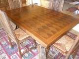 Table avec rallonges et 6 chaises salle � manger 380 Saint-Brieuc (22)