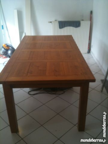 Table bois et chaises paill�es 120 Gondreville (54)