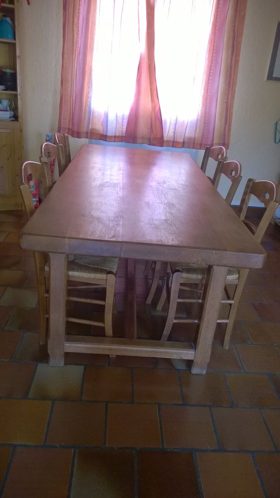 Achetez table en chêne occasion annonce vente à Loudun 86 WB165465394