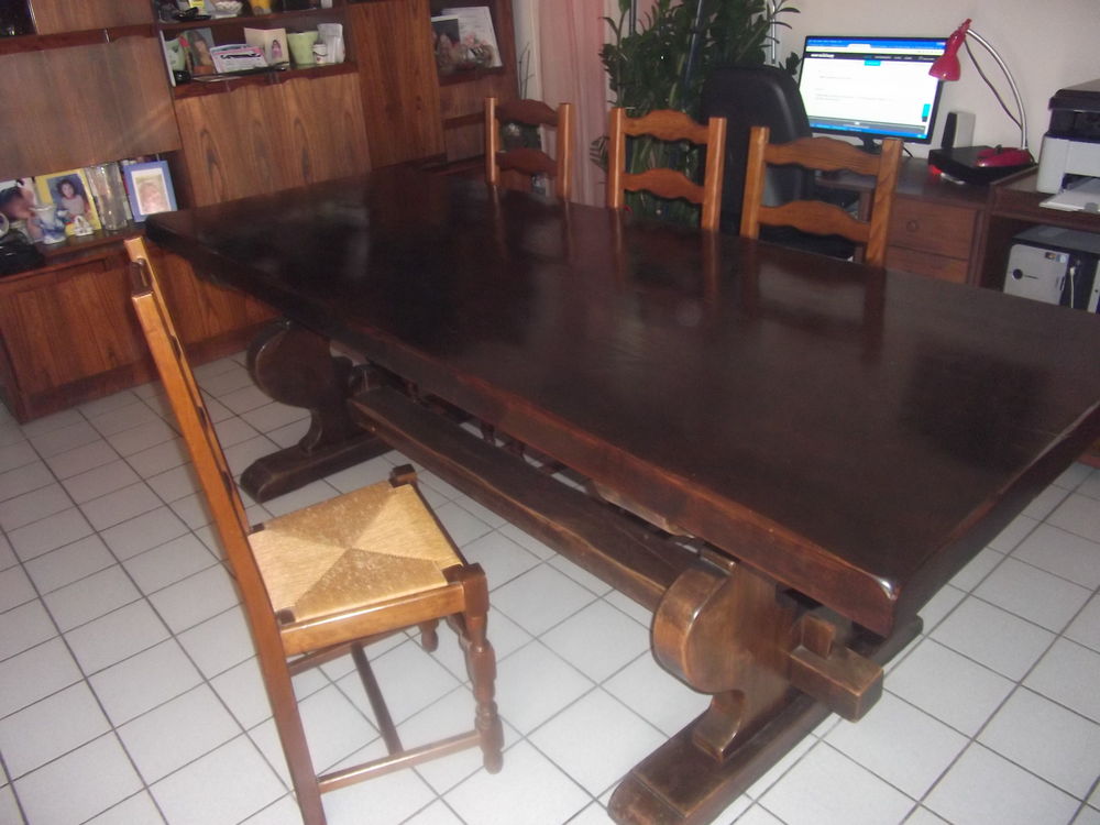 table monast�re 244x88x7 cm bois massif antiquit� 1000 Castelnau-le-Lez (34)