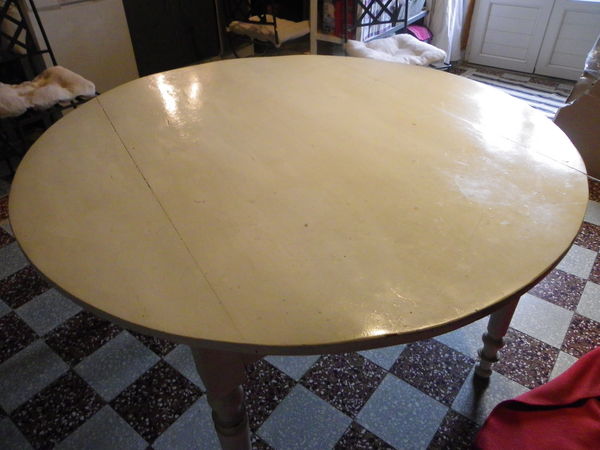 table ronde en c�ne 70 Saint-�tienne-en-Bresse (71)