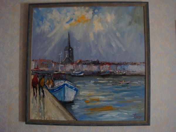 tableau cot� sign� KLEINER 590 Ch�lette-sur-Loing (45)