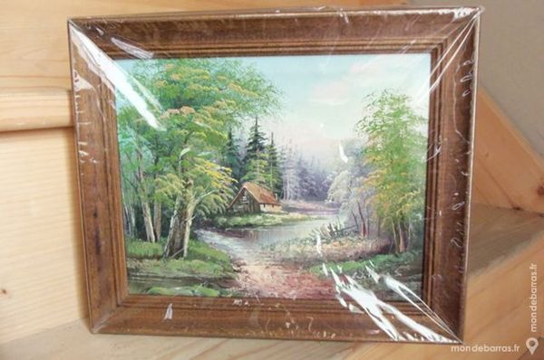 Tableau encadr� �Une maison au fond des bois � 10 Goussainville (95)