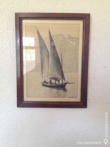 tableau encre de chine 20 Argel�s-sur-Mer (66)