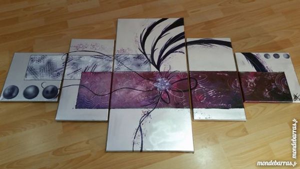 Tableau moderne: Explosion violette 170 Chaspuzac (43)