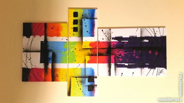 Tableau Moderne: Raimbow 95 Chaspuzac (43)