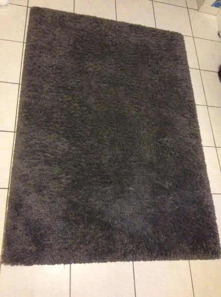 Tapis Shaggy Gris Anthracite 40 Bordeaux (33)