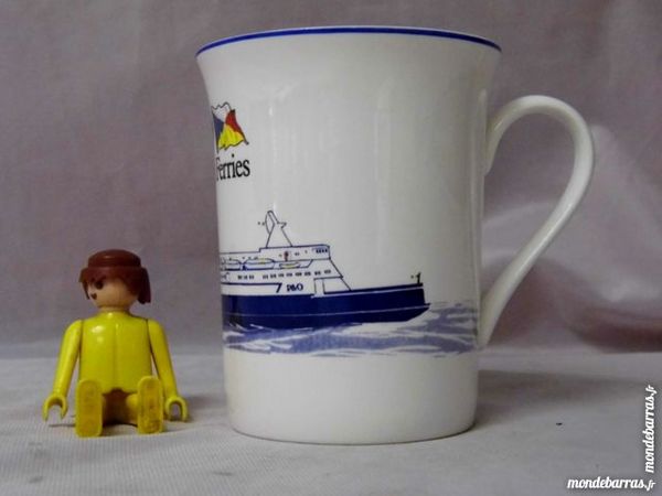 TASSE MUG bateau marine ferry P & O vintage 10 Dunkerque (59)