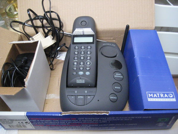 T�l�phone sans-fil r�pondeur MATRA 25 Lamotte-Beuvron (41)