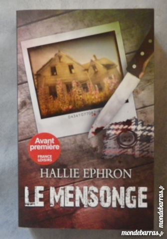 THRILLER LE MENSONGE de Hallie EPHRON 5 Attainville (95)
