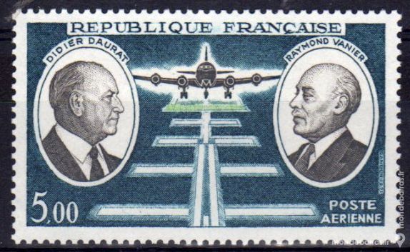 Timbre France NEUF** N� 46 POSTE AERIENNE 1 La Seyne-sur-Mer (83)