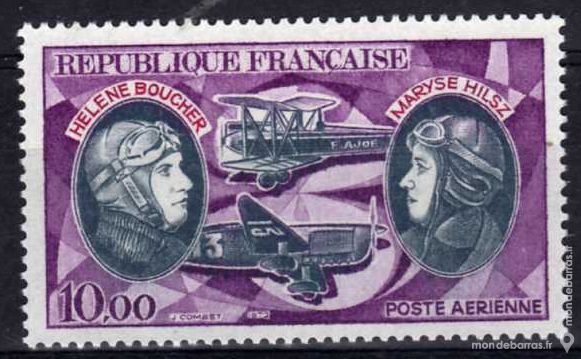 Timbre France NEUF** N� 47 POSTE AERIENNE 2 La Seyne-sur-Mer (83)