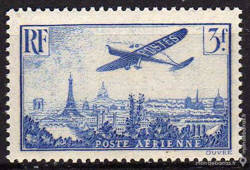 Timbre France NEUF** N� 12 POSTE AERIENNE 11 La Seyne-sur-Mer (83)