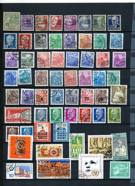 lot:1/  TIMBRES D'allemagne orientale 10 Cou�ron (44)