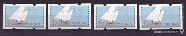 Timbres �tiquetes Machine Auto Caravelles 1992 2 Jou�-l�s-Tours (37)