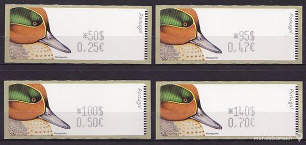 Timbres Etiquettes Canards du Portugal Marrequinho 2 Jou�-l�s-Tours (37)