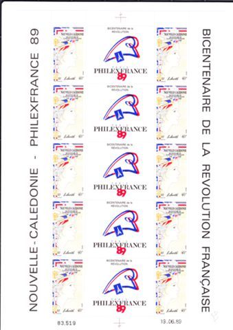 TIMBRES FEUILLET NOUVELLE CALEDONIE NEUF 41 Troyes (10)