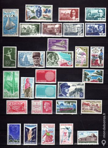 LOT N� 26 - Timbres France NEUFS** an 1970 8 La Seyne-sur-Mer (83)