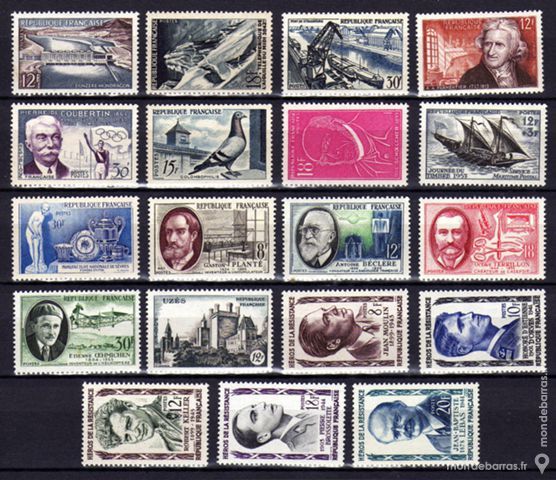 LOT N� 14 - Timbres France NEUFS 12 La Seyne-sur-Mer (83)