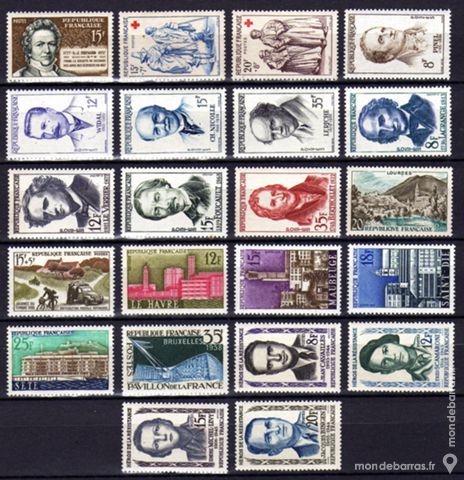 LOT N� 16 - 26 Timbres France NEUFS 13 La Seyne-sur-Mer (83)